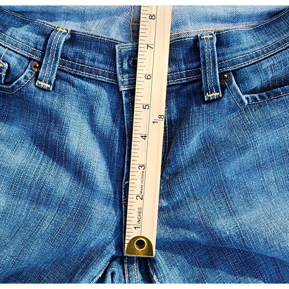 Citizens of Humanity Jeans Size 30 Ingrid 002 Stretch Low Waist Flare Blue denim - Picture 9 of 15